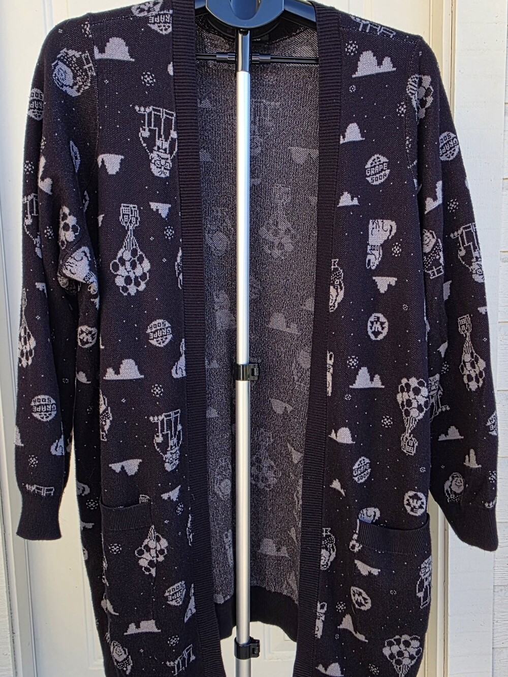 Torrid Disney Pixar UP 8-Bit Pixel Jacquard Longline Cardigan - Size 3